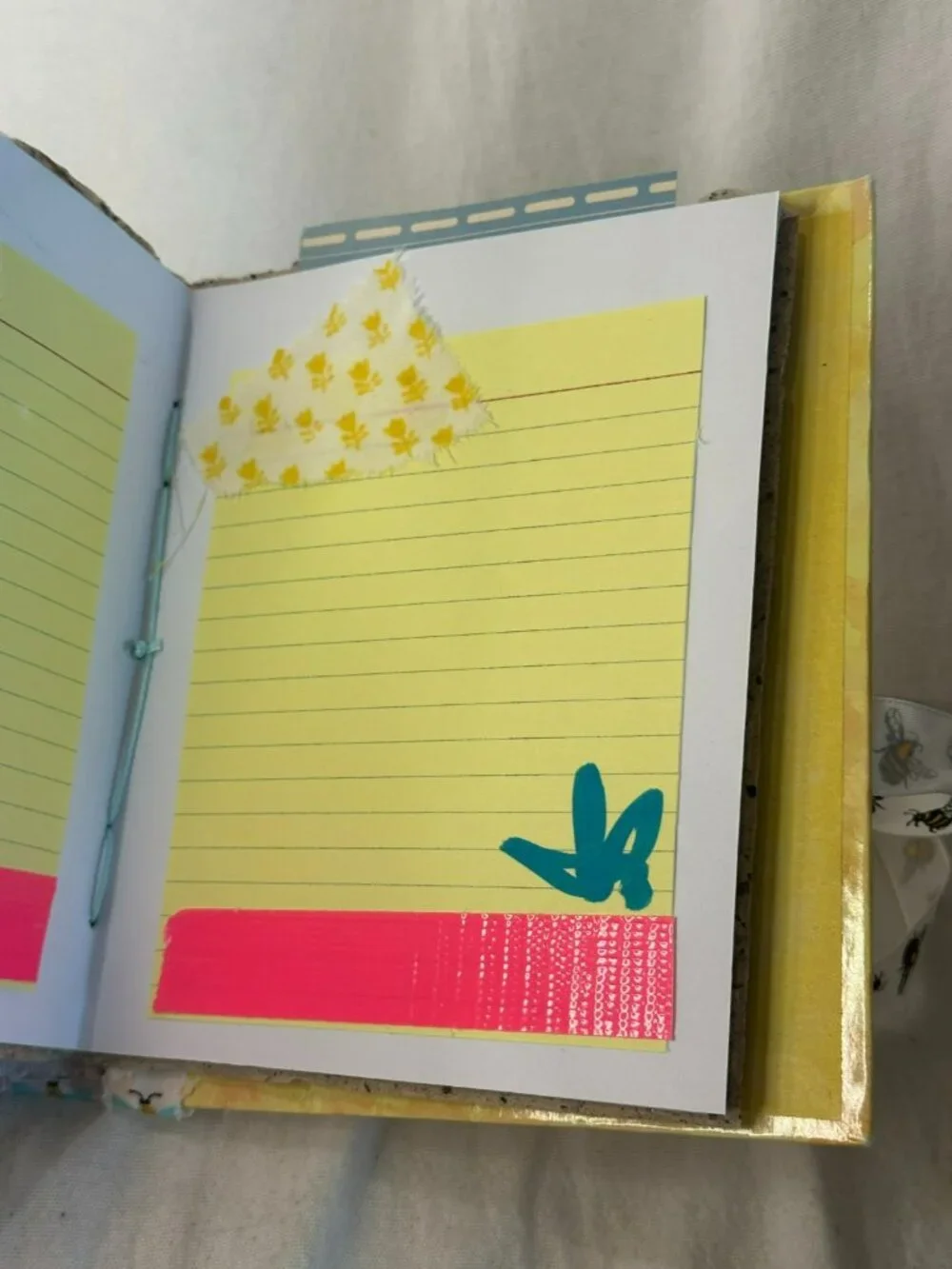 Junk Journal OOAK  Scrapbooking Writing Etc Upcycled Book Inner Child Creativity